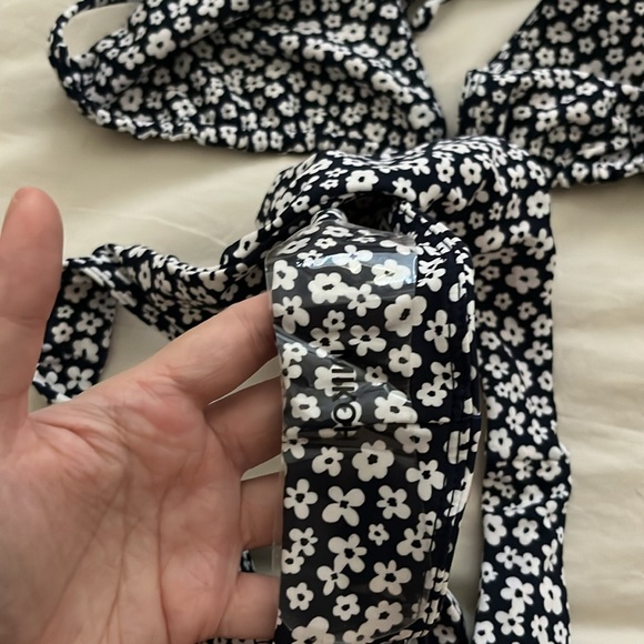 Mikoh Swim Mikoh Navy Blue Floral Bikini Set Poshmark